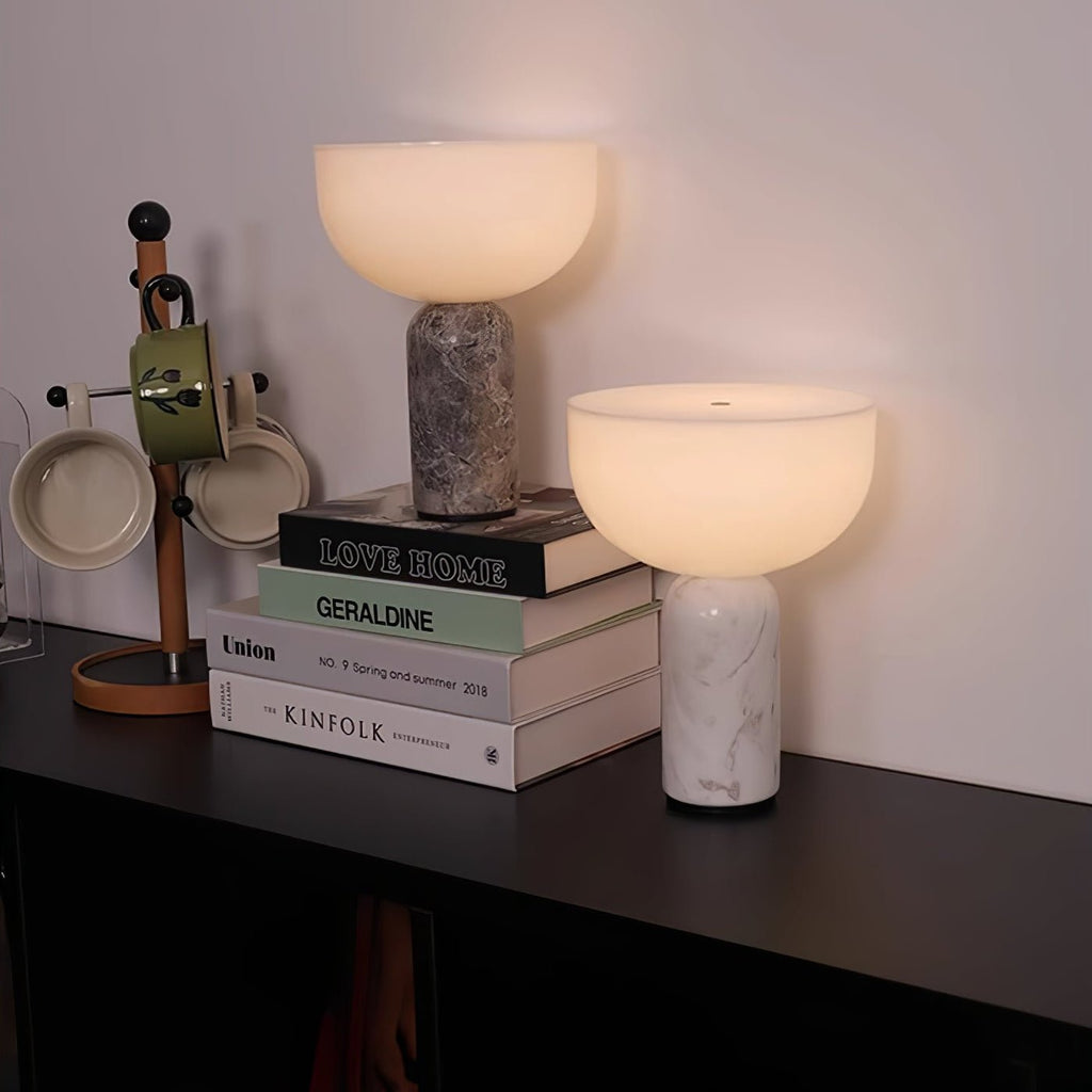 Настільна лампа Arno Sphere Marble