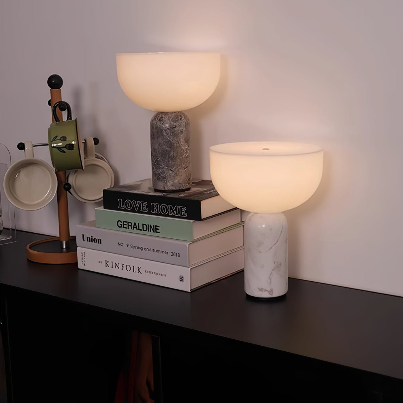 Настільна лампа Arno Sphere Marble