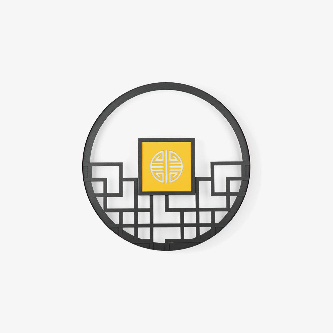 Asian Style Round Garden Wall Light - Vakkerlight