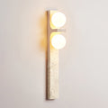 Asymmetrical Travertine Wall Sconce - DEPRIMO