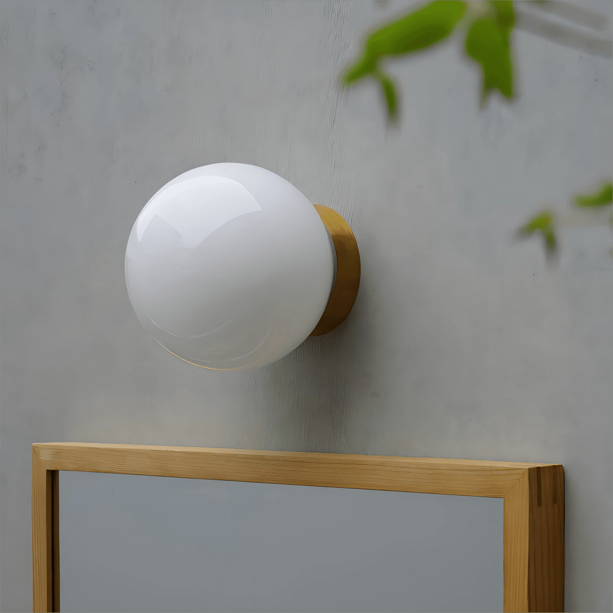 Настінний світильник Aura Globe зі скла