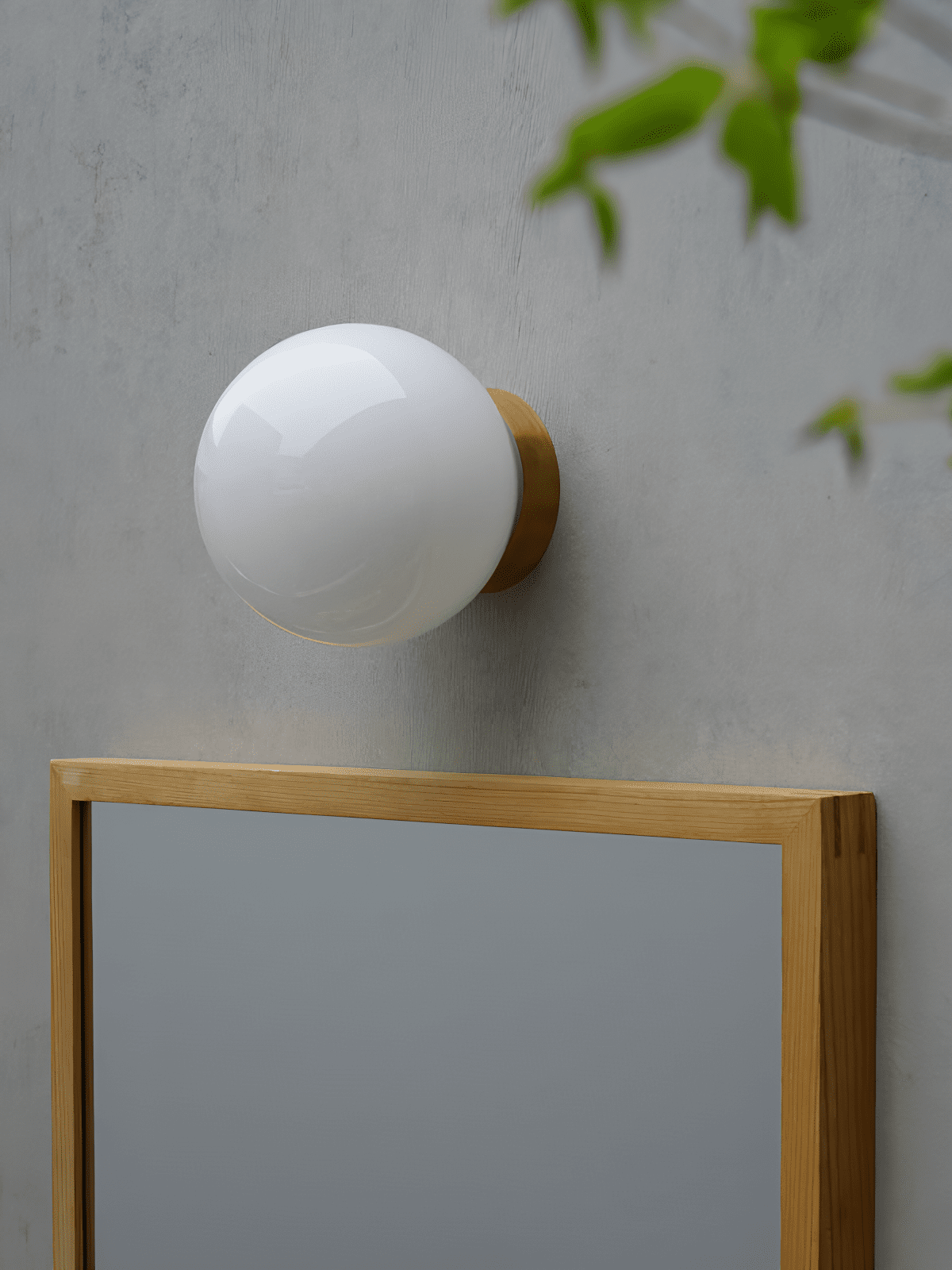 Настінний світильник Aura Globe зі скла