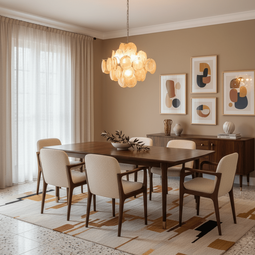 Люстра з муранського скла Aurelia Apricot