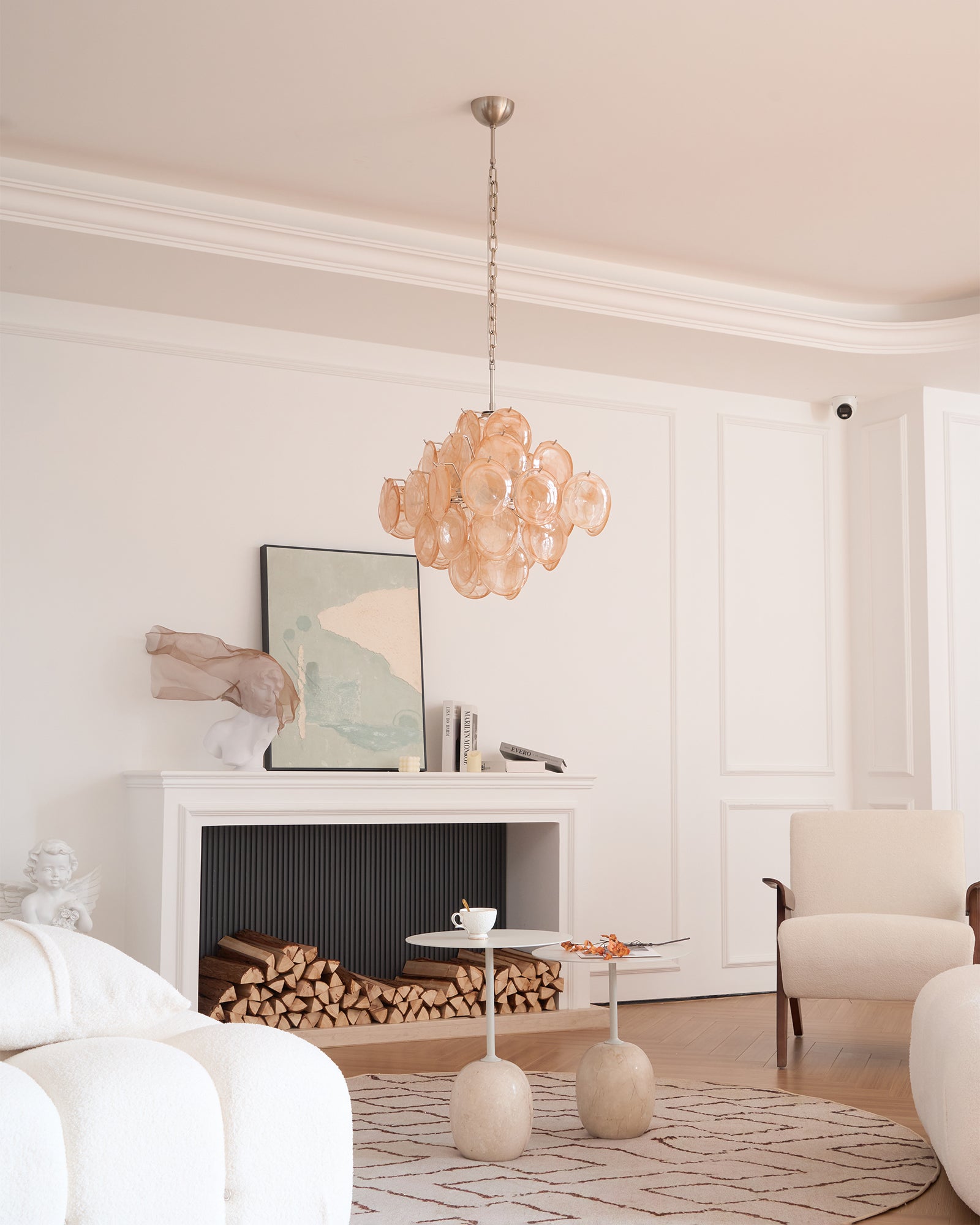 Люстра з муранського скла Aurelia Apricot