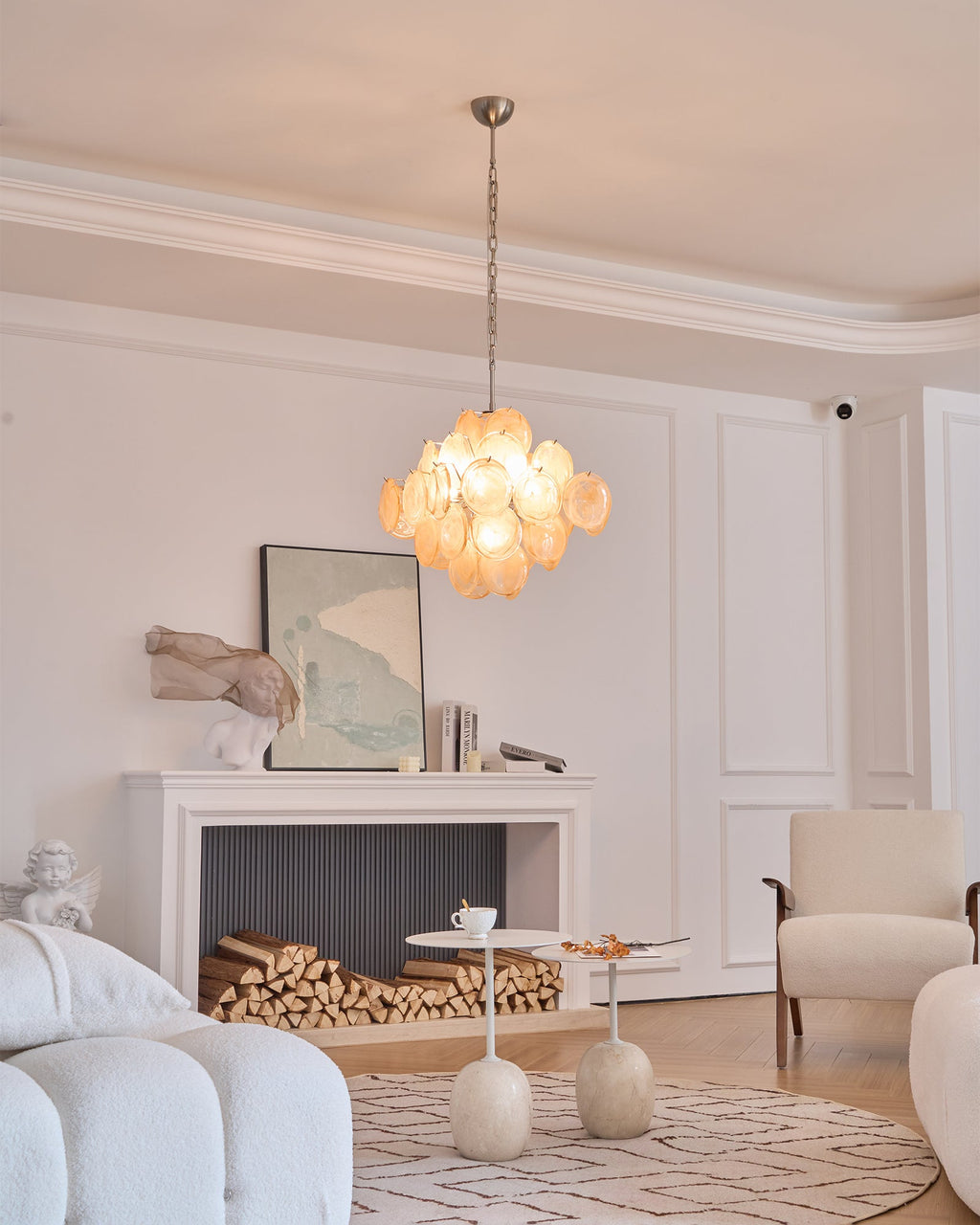 Люстра з муранського скла Aurelia Apricot