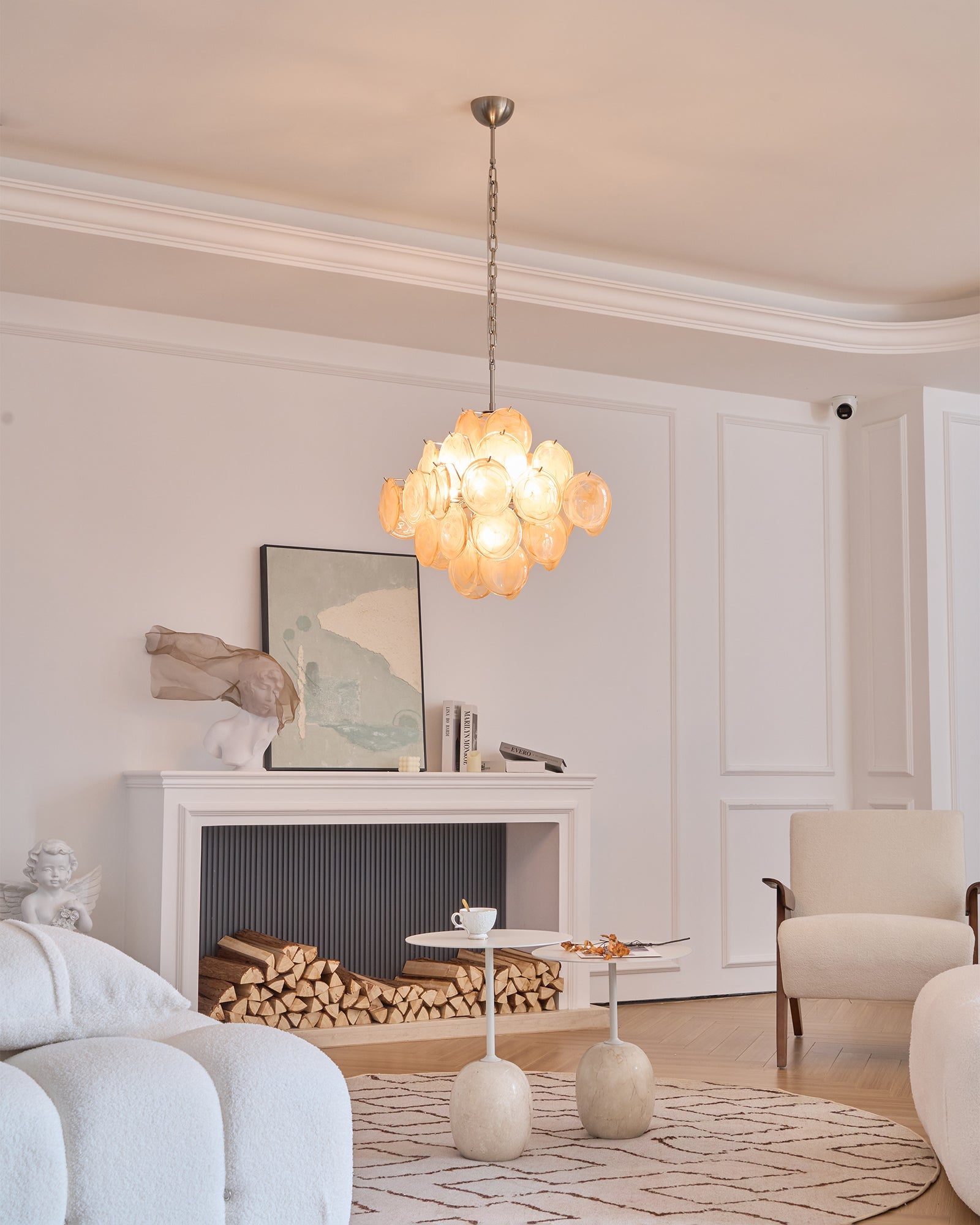 Люстра з муранського скла Aurelia Apricot