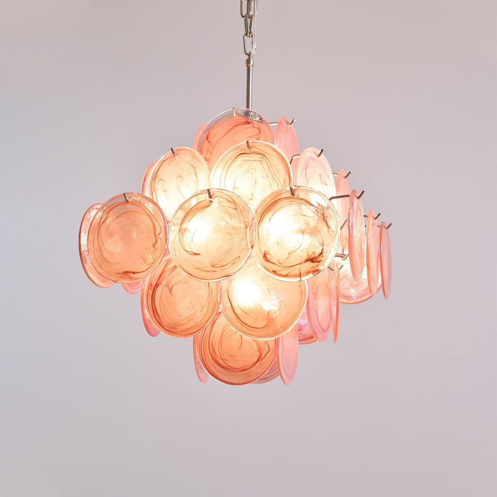 Люстра Aurelia Pink з муранського скла