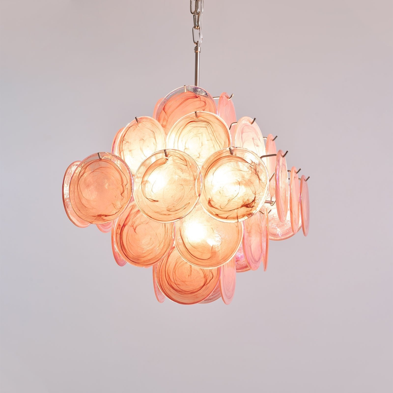 Люстра Aurelia Pink з муранського скла