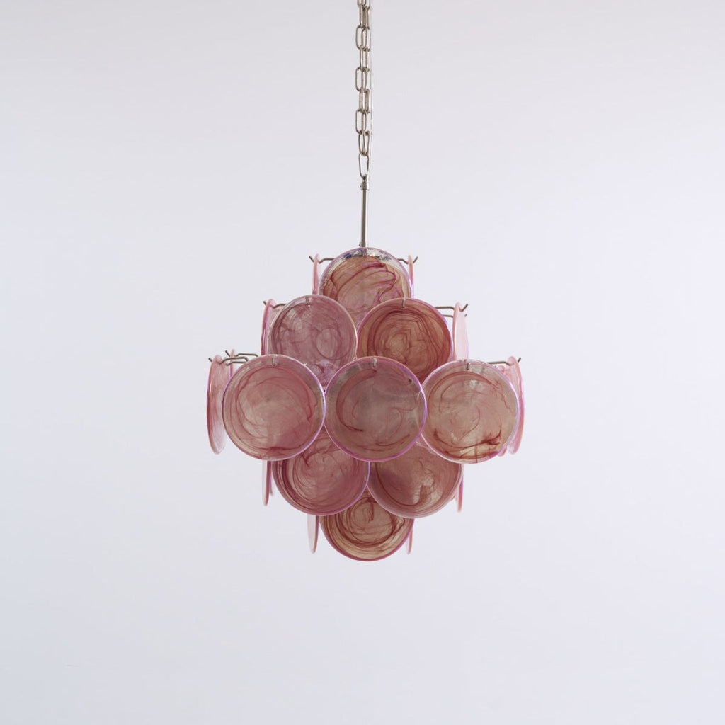 Люстра Aurelia Pink з муранського скла