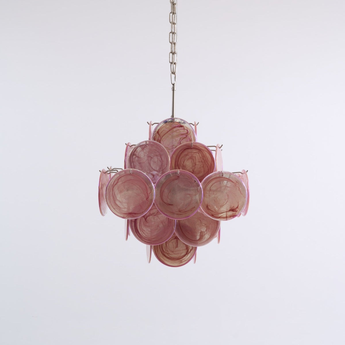 Люстра Aurelia Pink з муранського скла