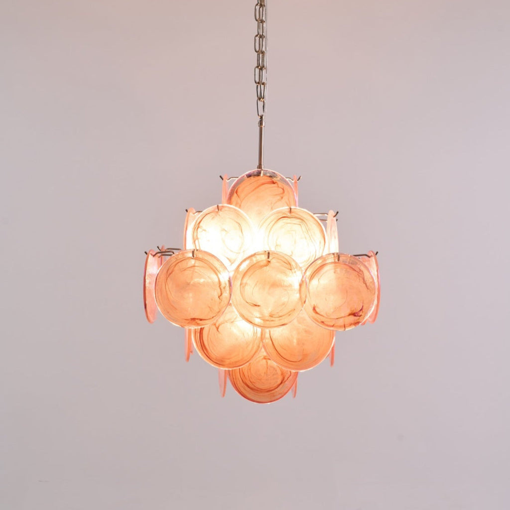 Люстра Aurelia Pink з муранського скла