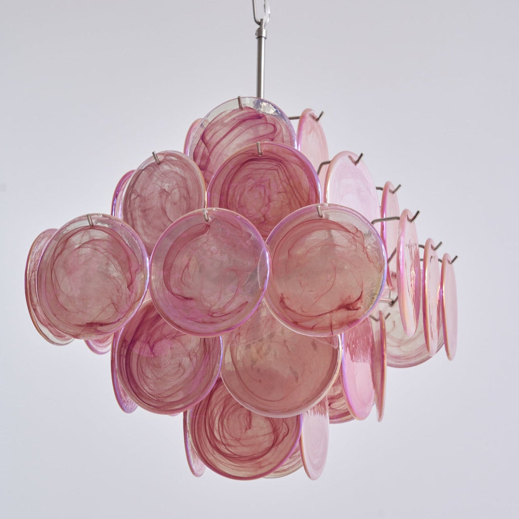 Люстра Aurelia Pink з муранського скла