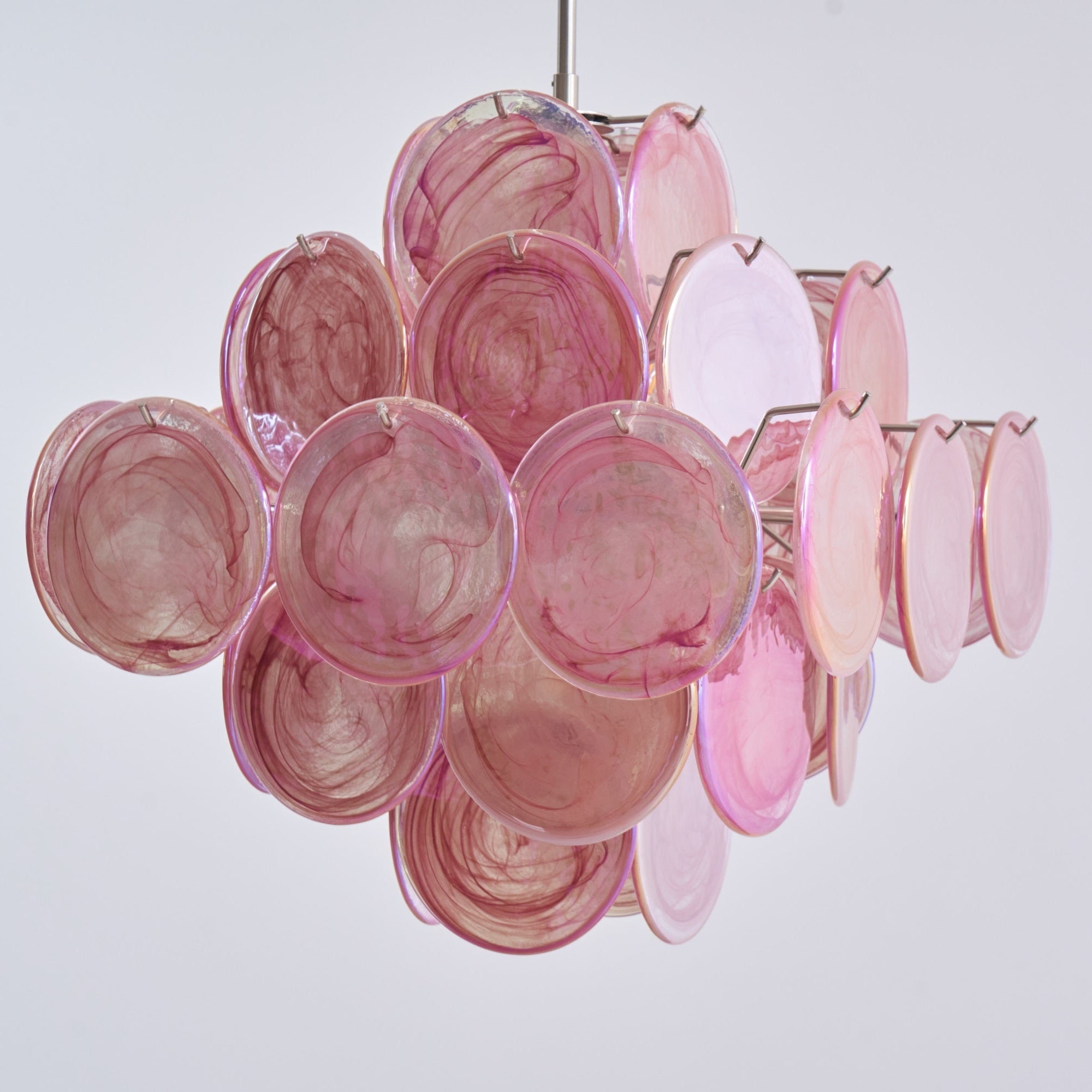 Люстра Aurelia Pink з муранського скла