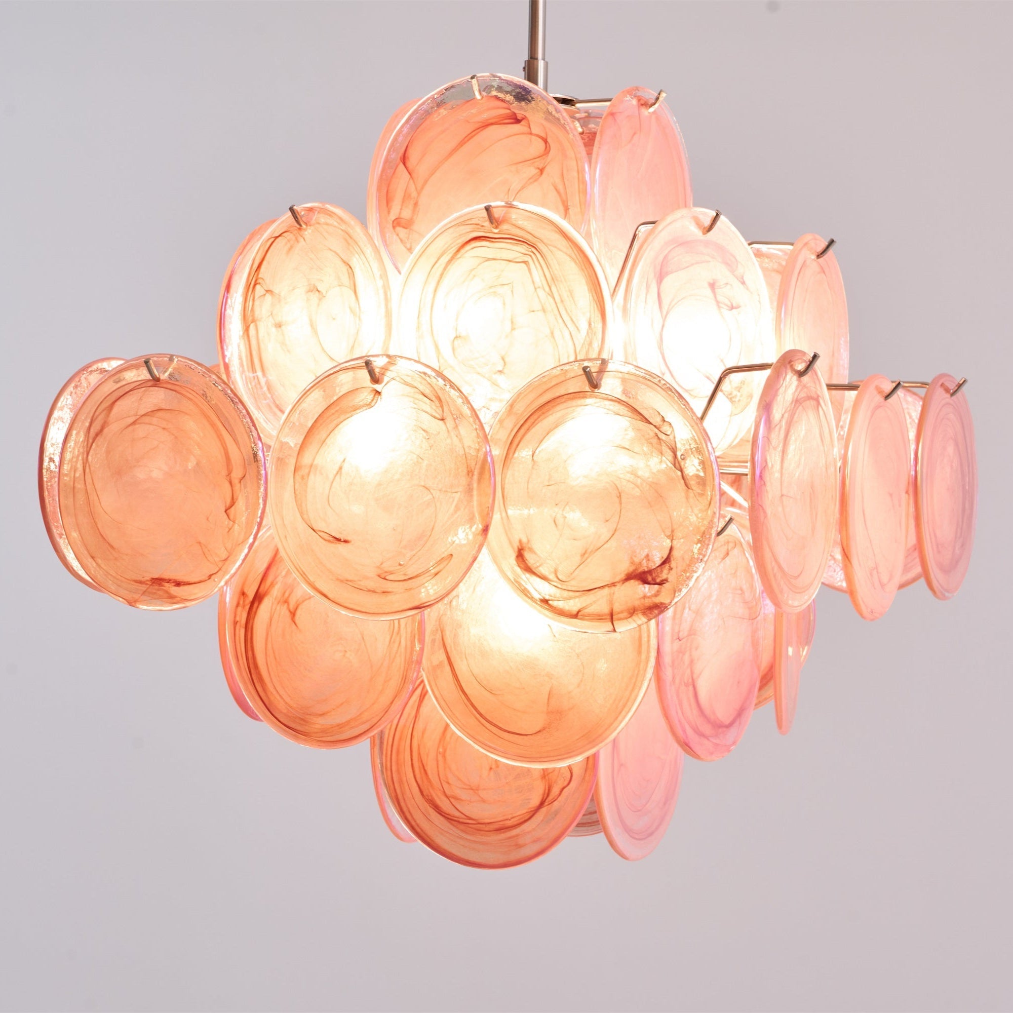 Люстра Aurelia Pink з муранського скла