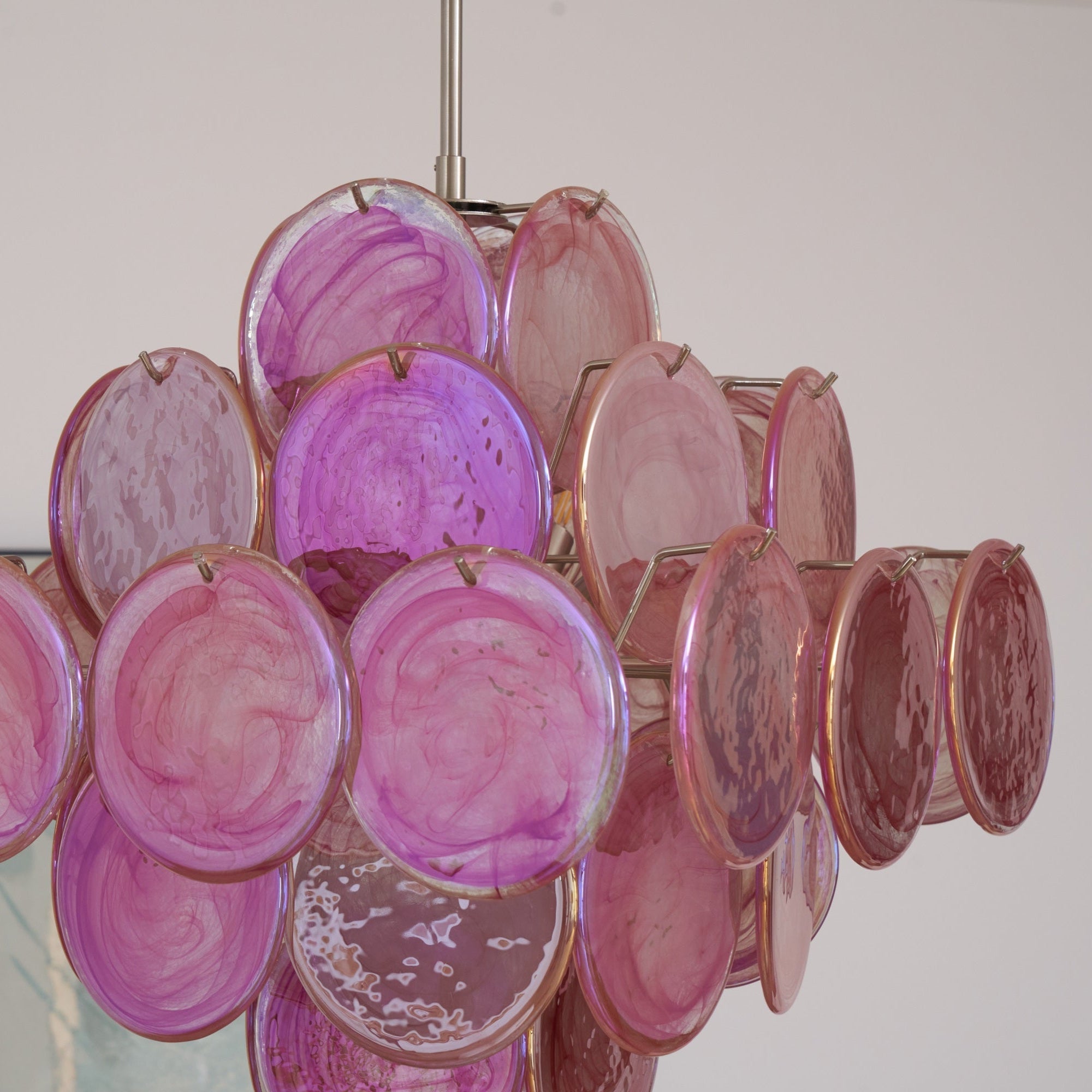 Люстра Aurelia Pink з муранського скла