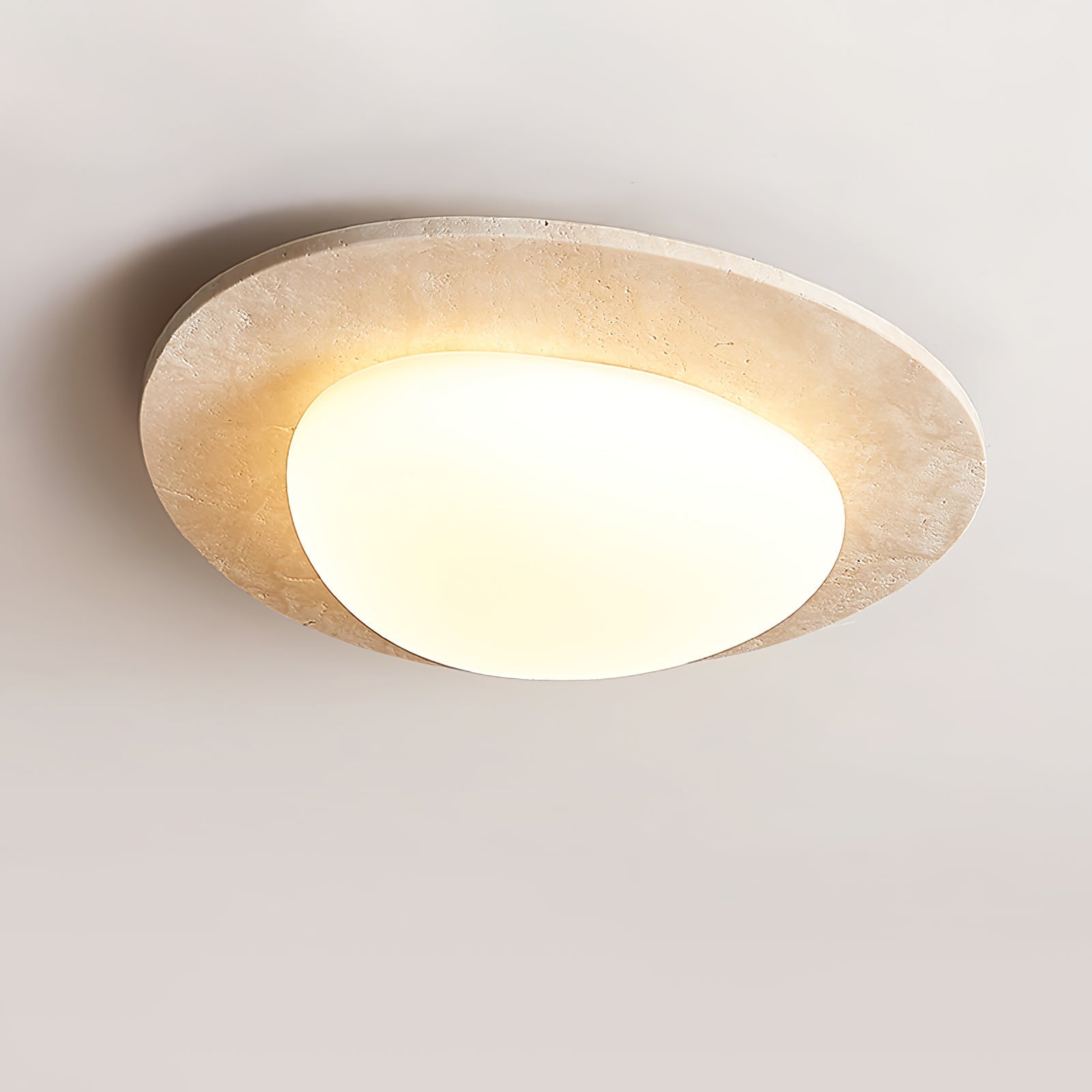 Aurora Stone Ceiling Light - DEPRIMO
