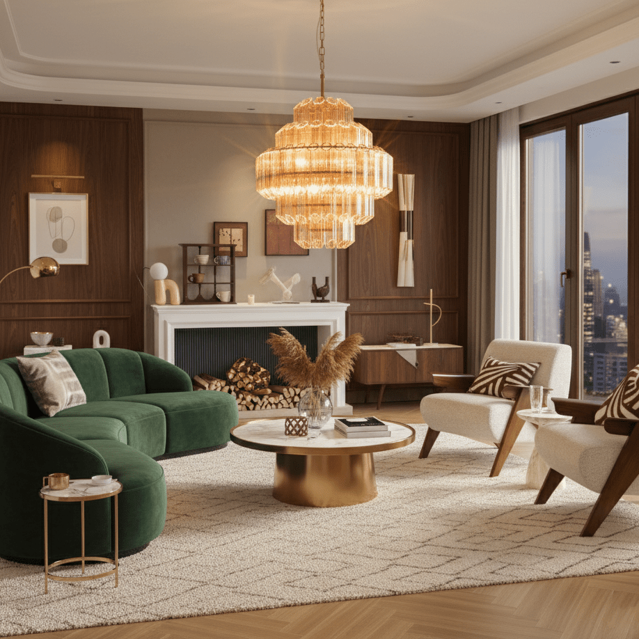 Люстра Aurum Cascade Murano