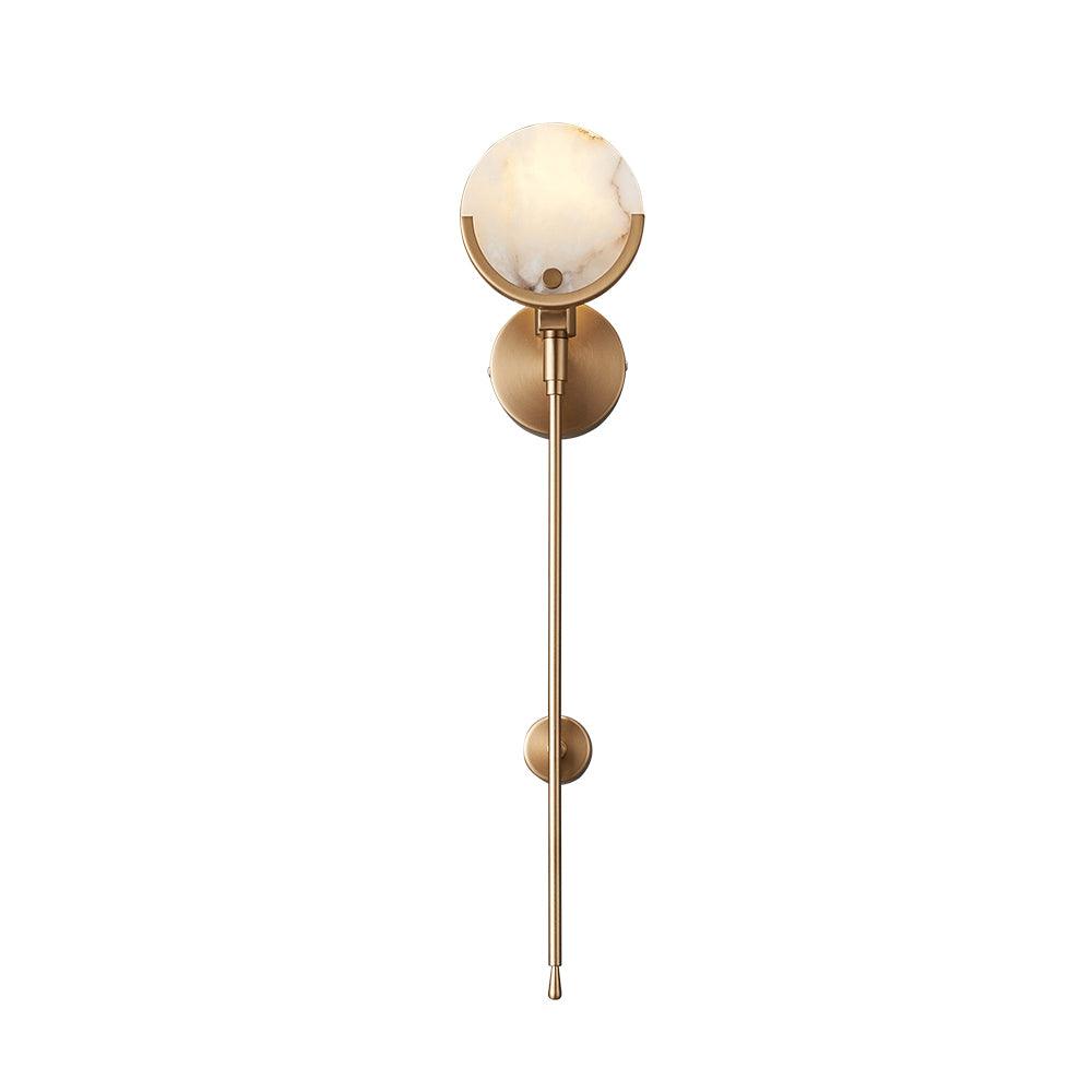 Настінний світильник Ava Brass Alabaster