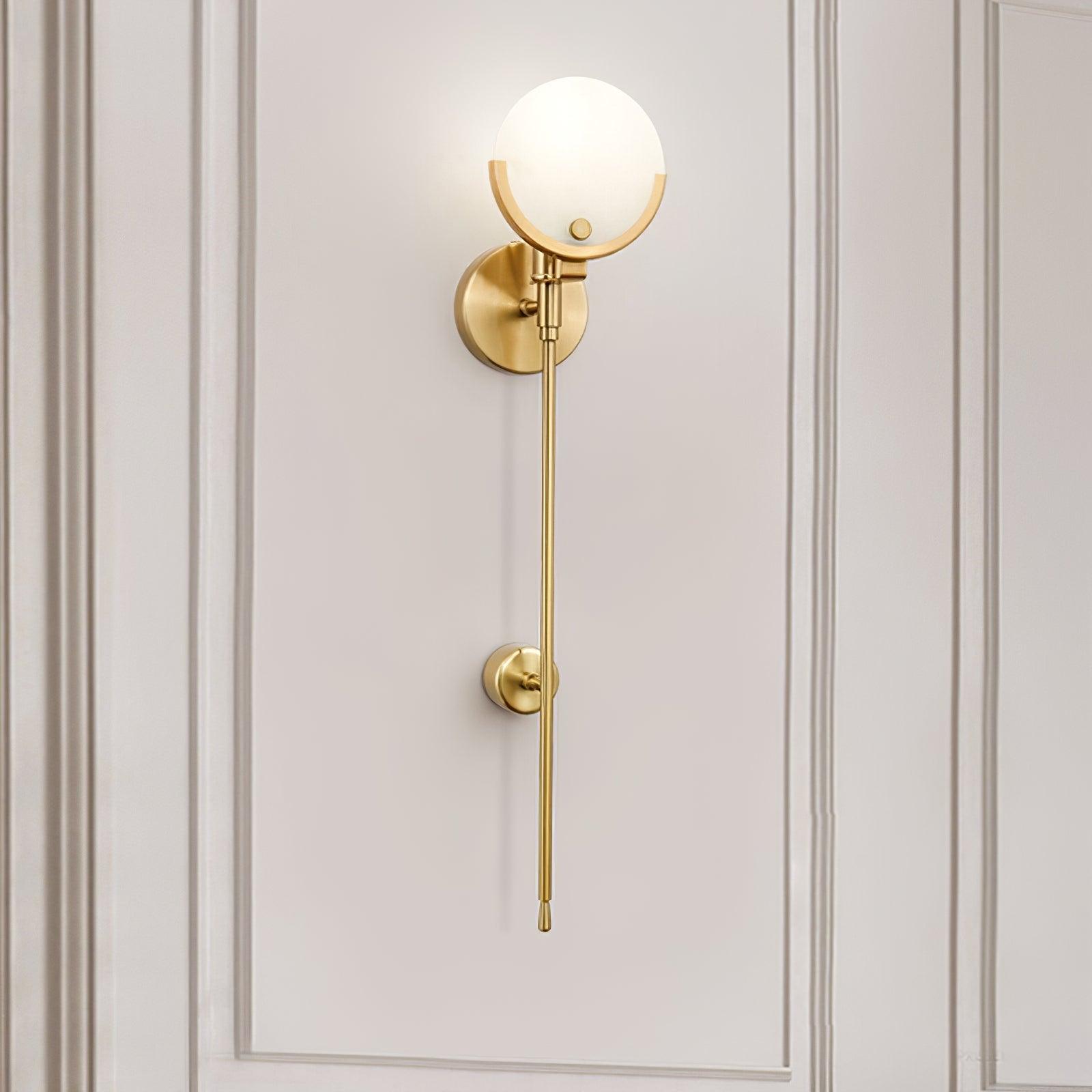 Настінний світильник Ava Brass Alabaster