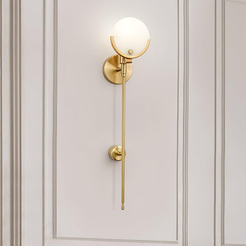 Настінний світильник Ava Brass Alabaster