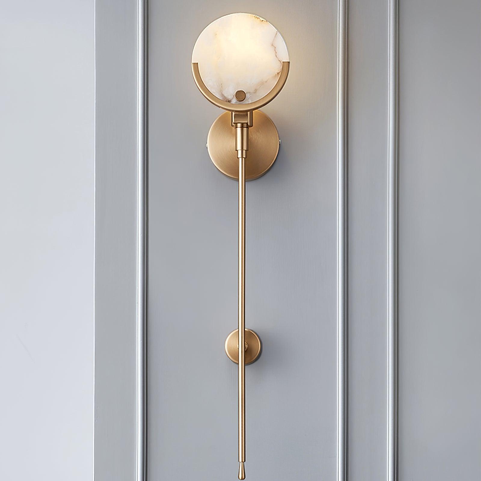 Настінний світильник Ava Brass Alabaster