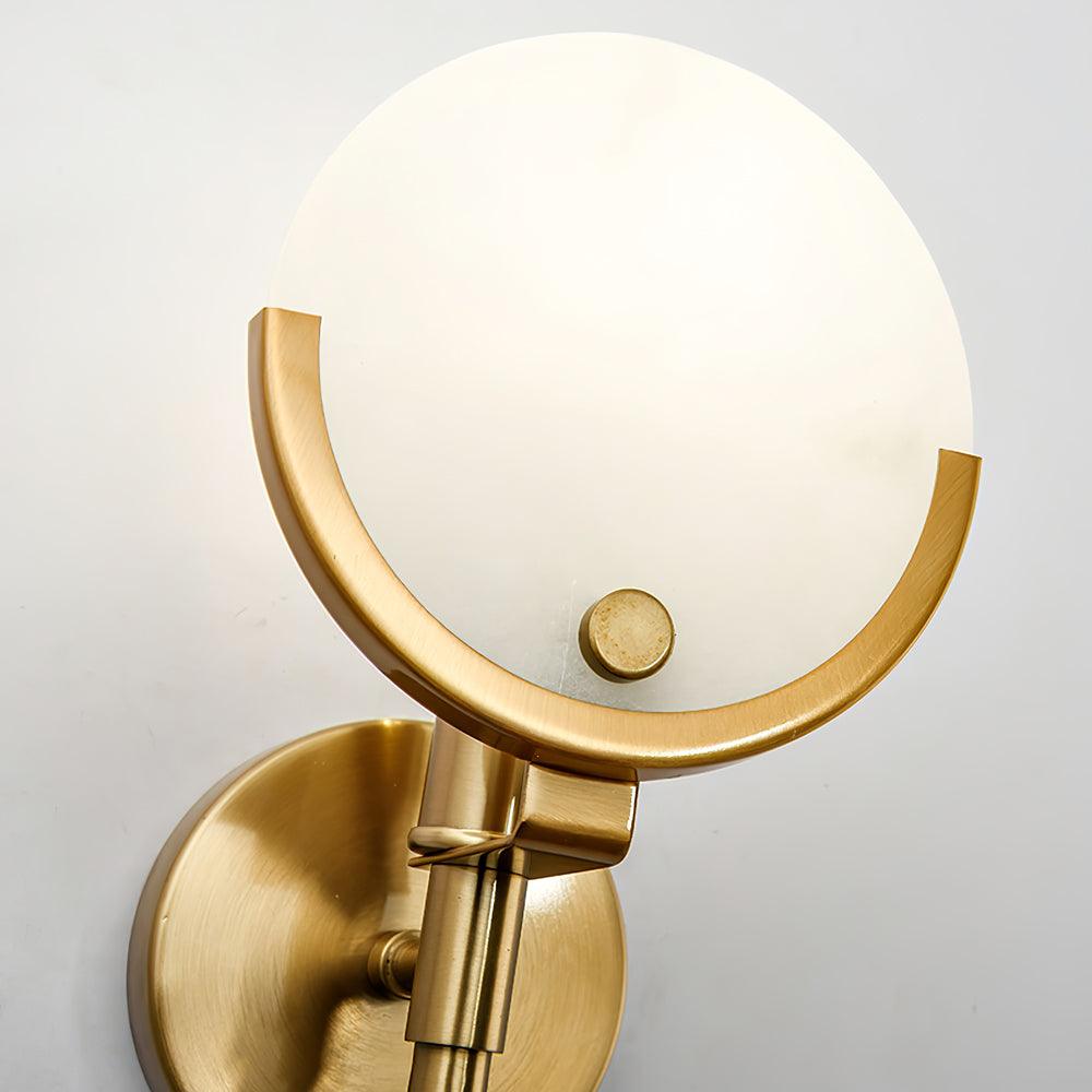 Настінний світильник Ava Brass Alabaster