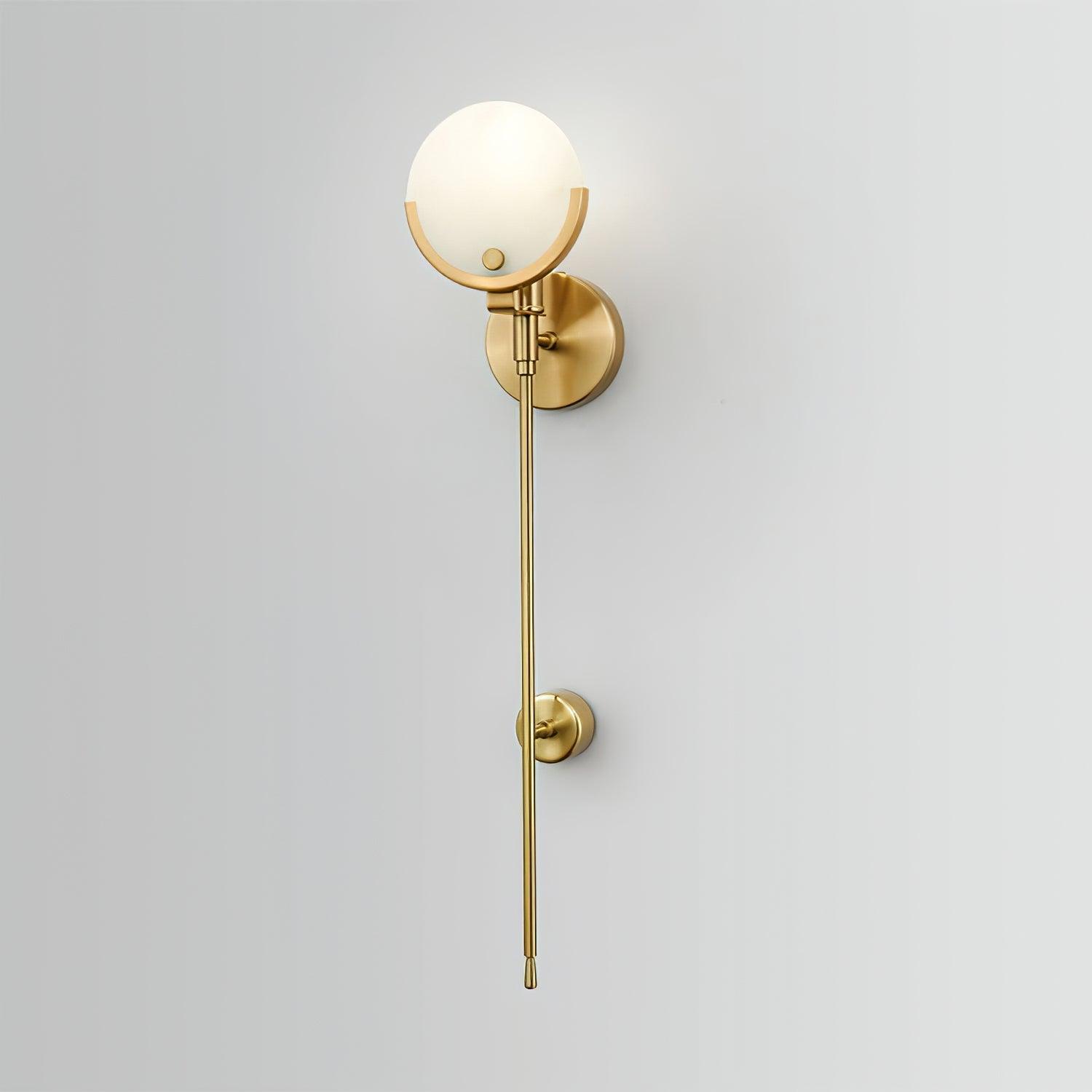 Настінний світильник Ava Brass Alabaster