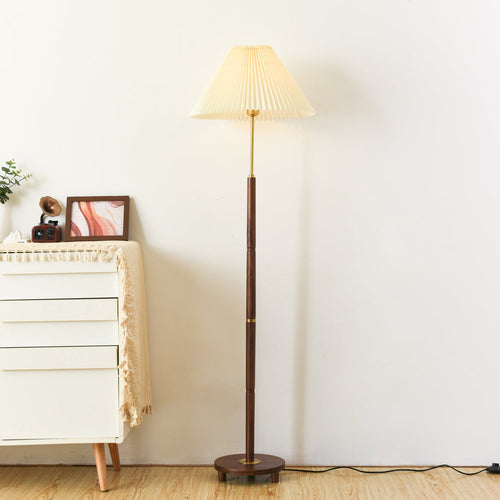 Плісована торшерна лампа Axya Vintage