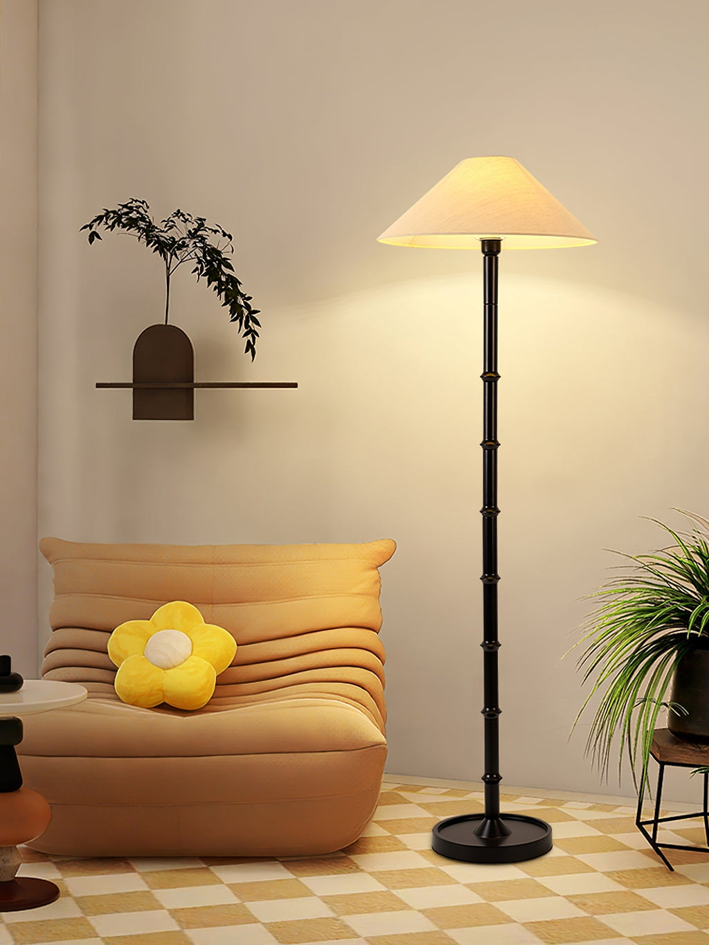 Напольный светильник «Бамбуковый узел»