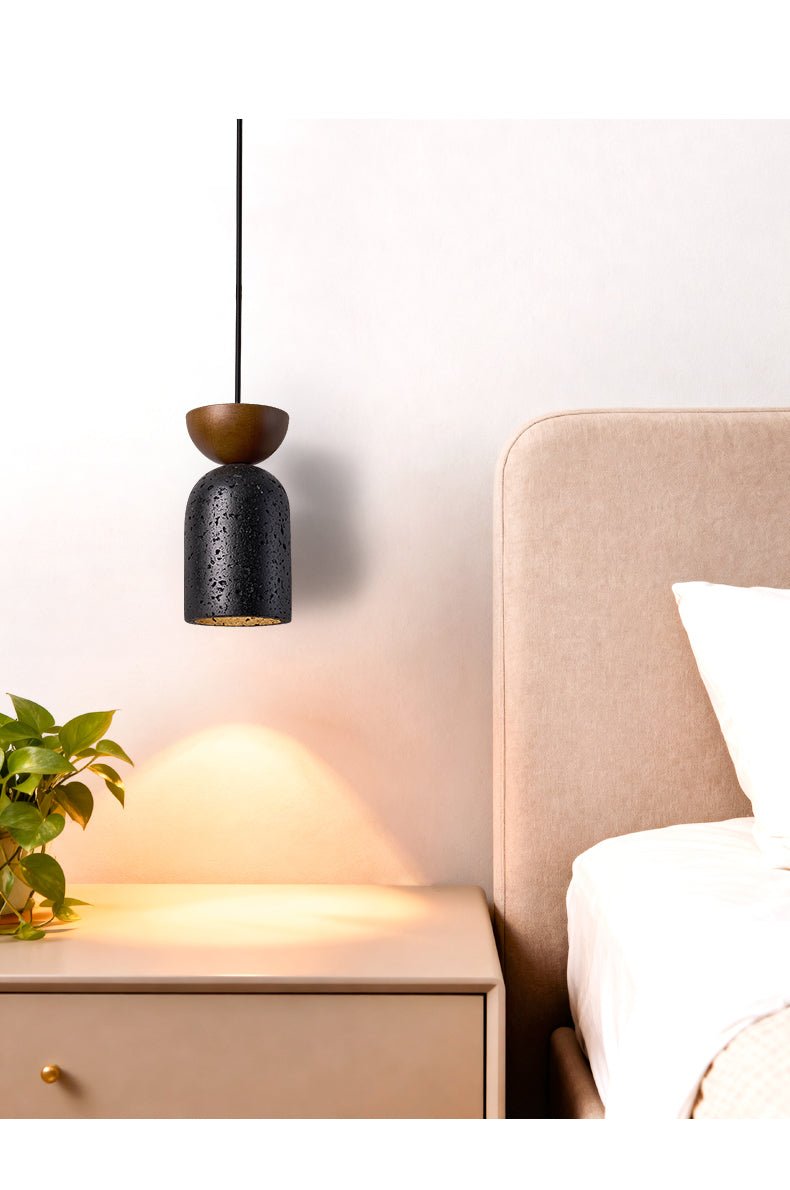 Підвісний світильник Basalt Walnut Drop