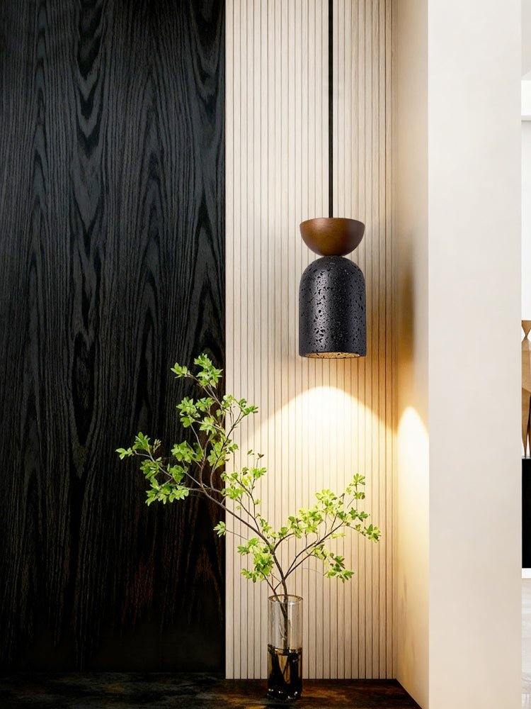 Підвісний світильник Basalt Walnut Drop
