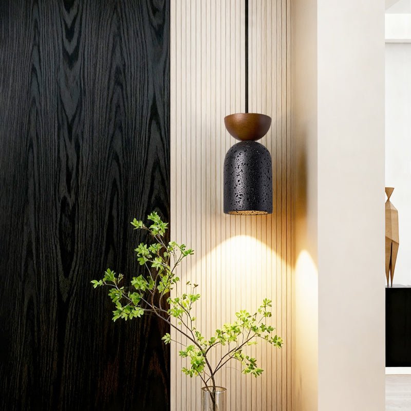 Підвісний світильник Basalt Walnut Drop