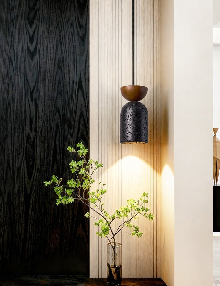 Підвісний світильник Basalt Walnut Drop