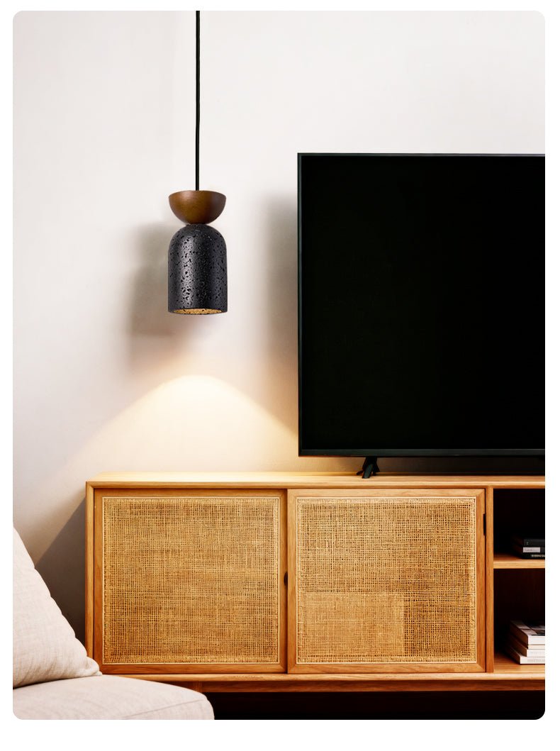 Підвісний світильник Basalt Walnut Drop