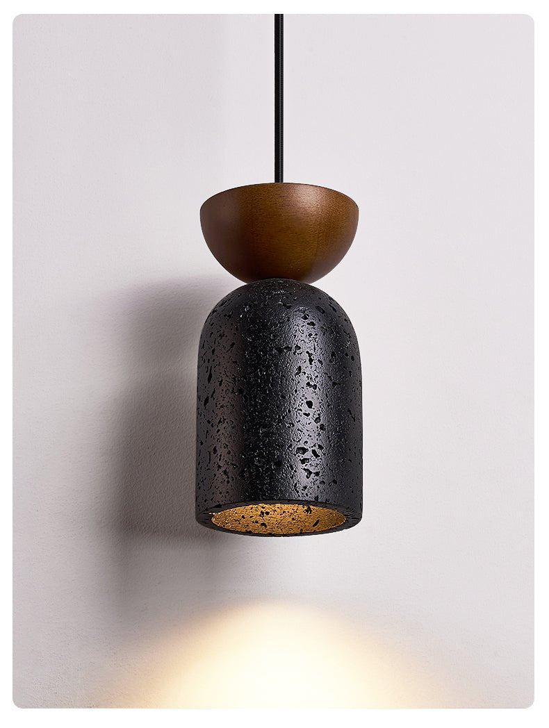 Підвісний світильник Basalt Walnut Drop