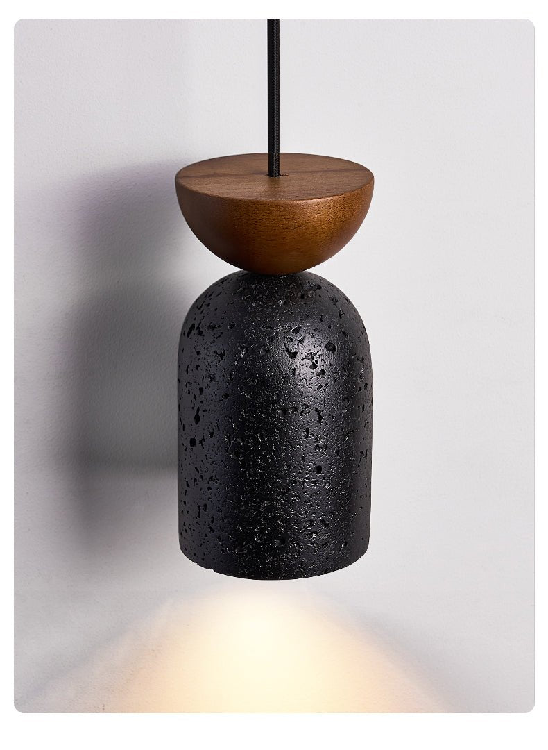 Підвісний світильник Basalt Walnut Drop
