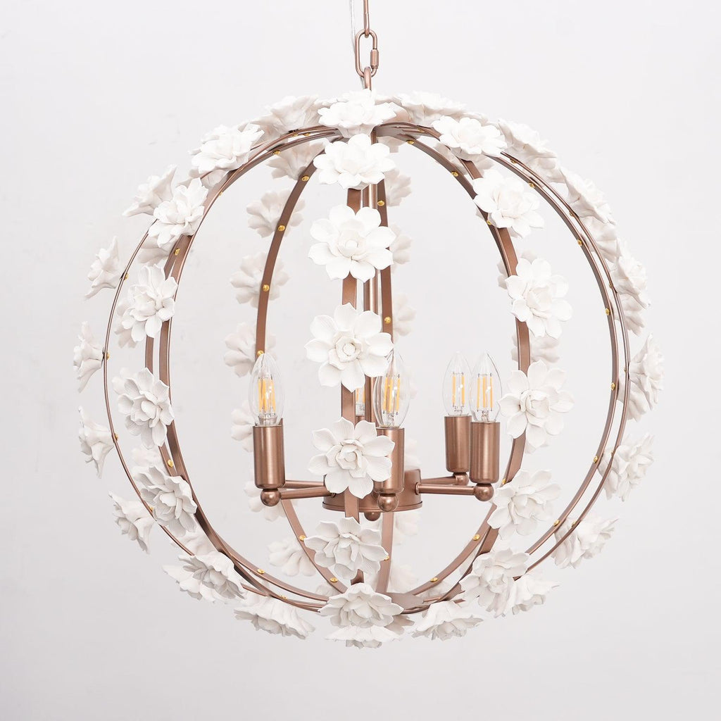 Люстра Bianca Floral Orb