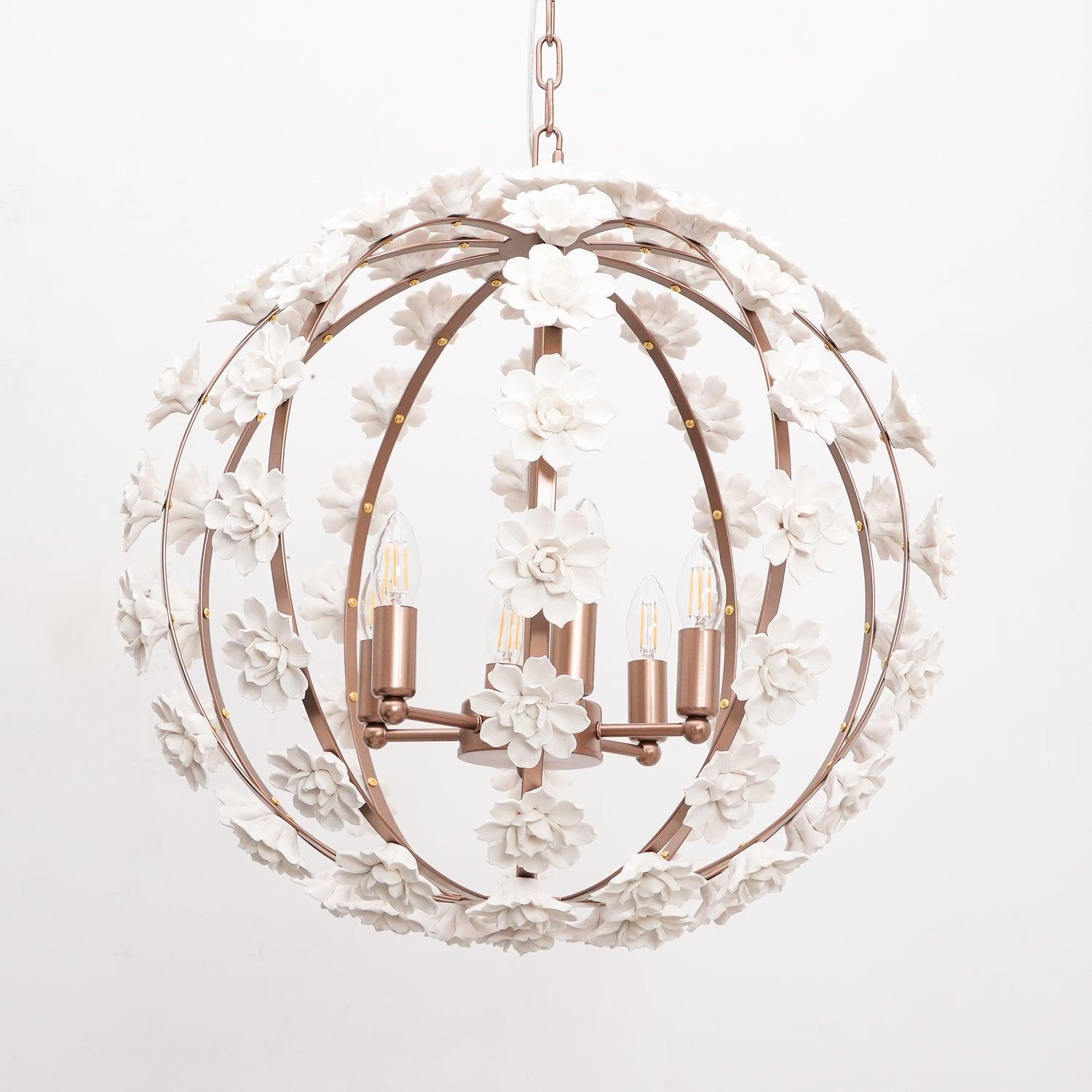 Люстра Bianca Floral Orb