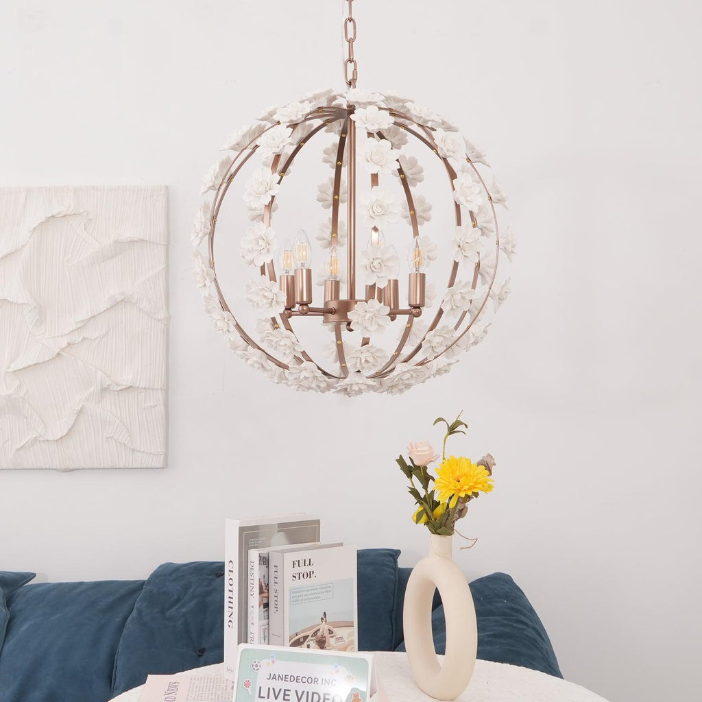 Люстра Bianca Floral Orb