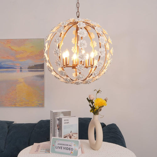Люстра Bianca Floral Orb