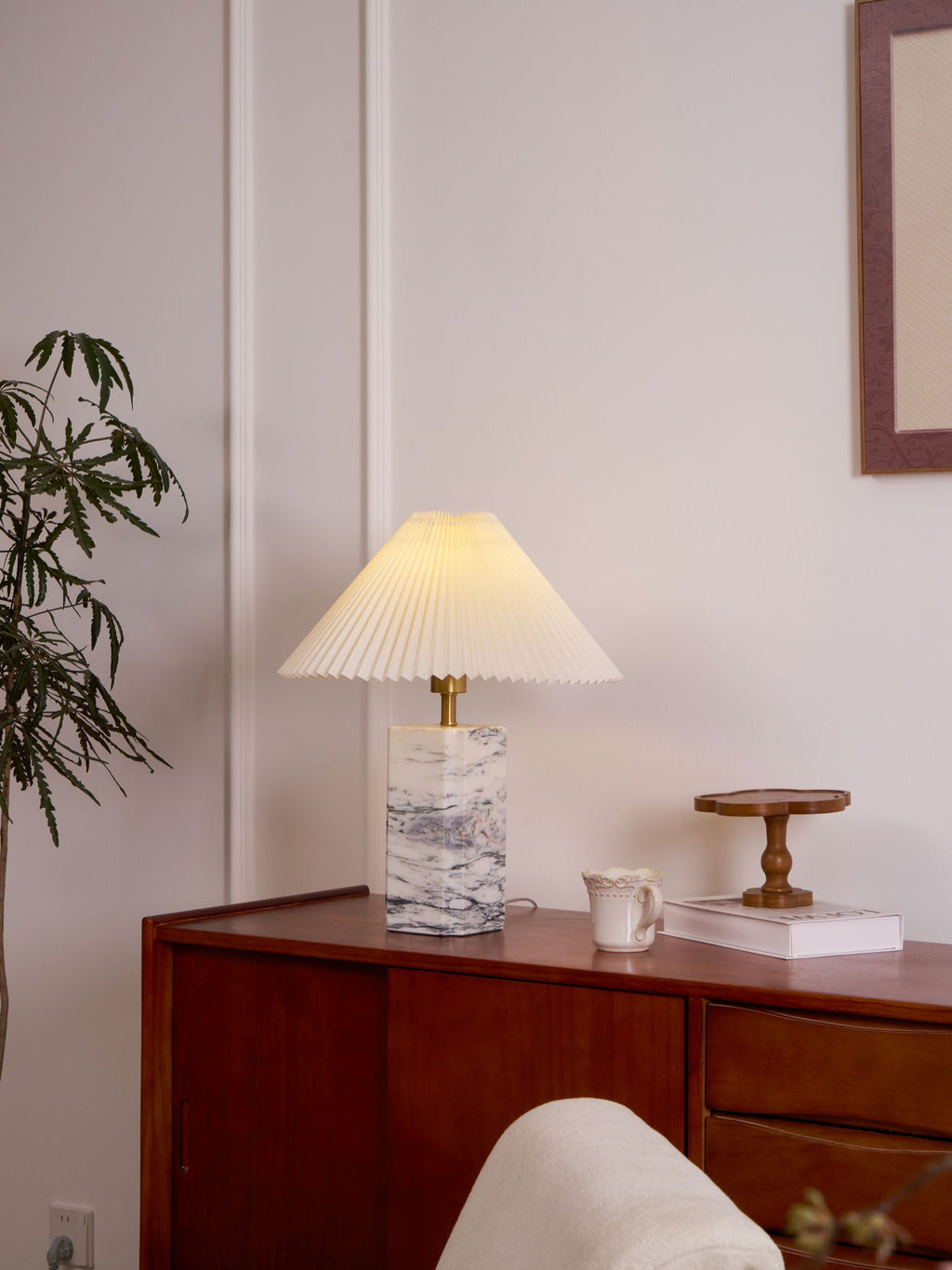 Bianca Marble Table Lamp
