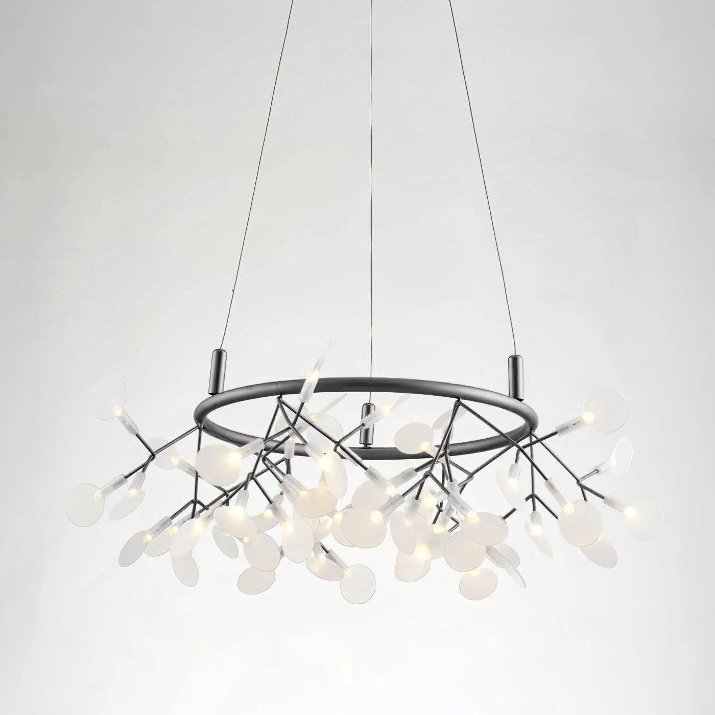 Black Big O Firefly LED Chandelier - DEPRIMO