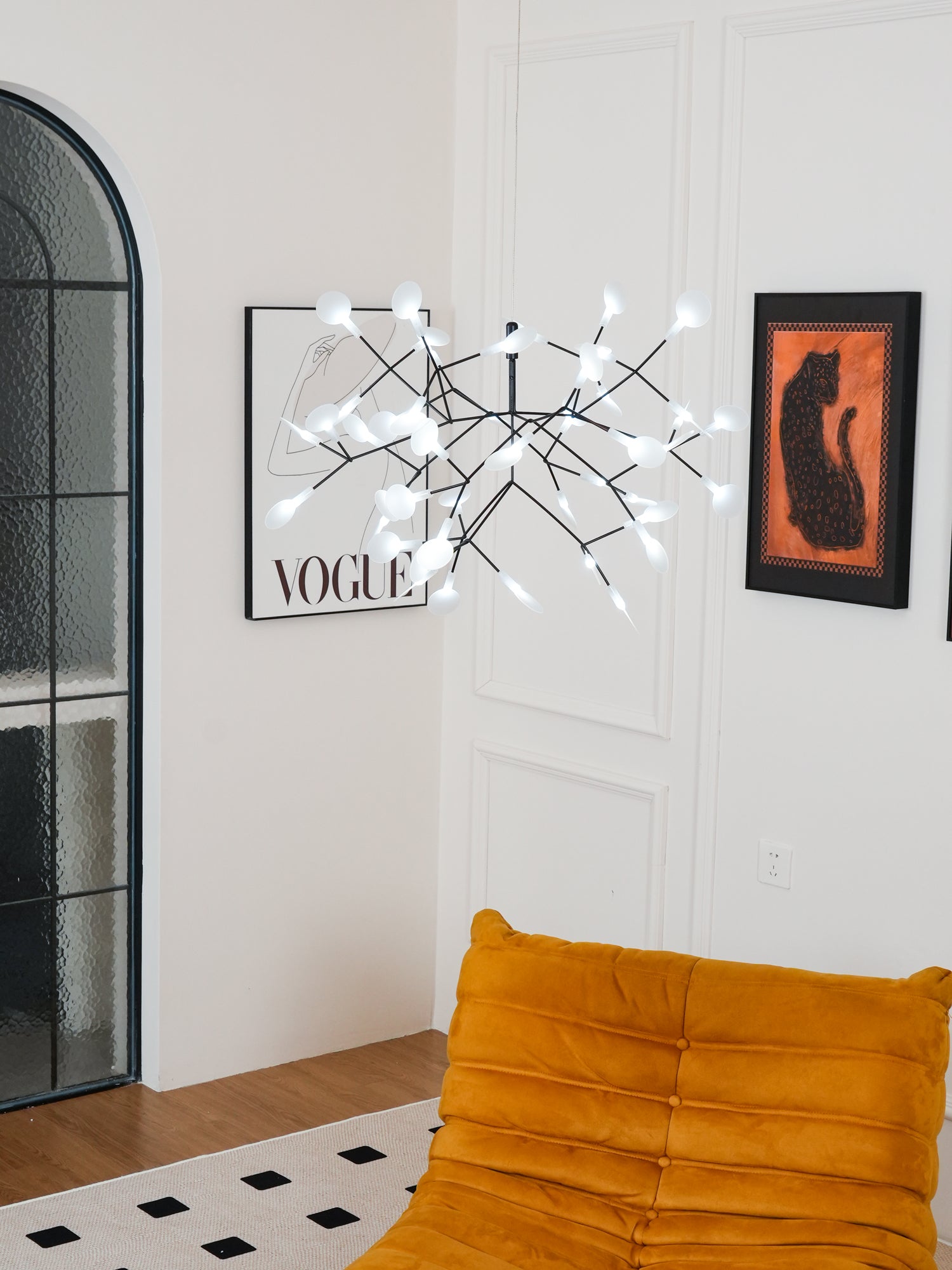 Світлодіодна люстра Black Firefly