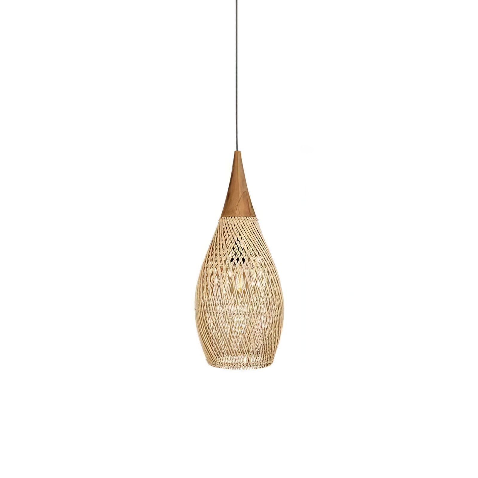 Braided Rattan Pendant Lamp - DEPRIMO