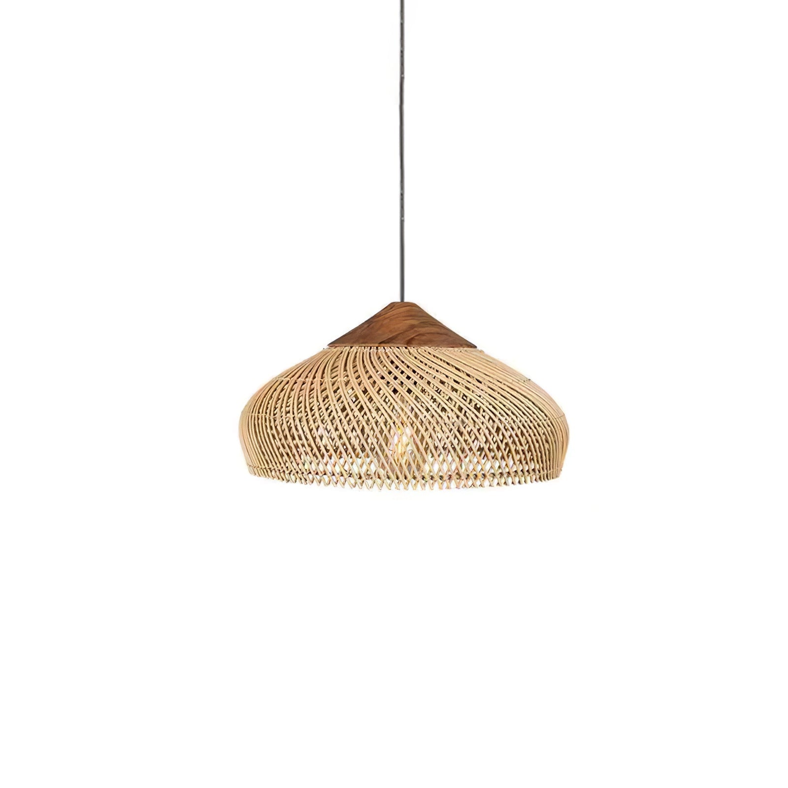 Braided Rattan Pendant Lamp - DEPRIMO