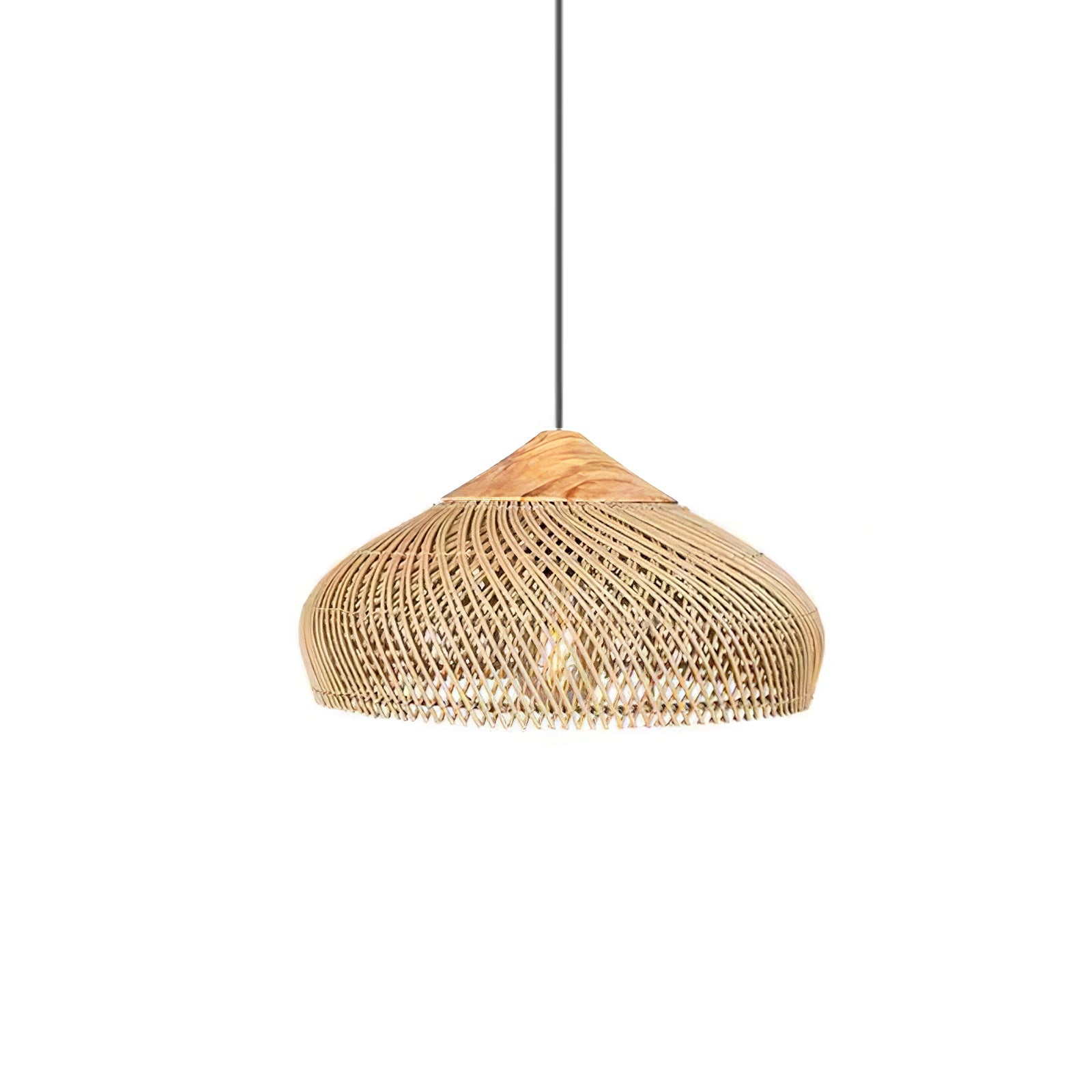 Braided Rattan Pendant Lamp - DEPRIMO