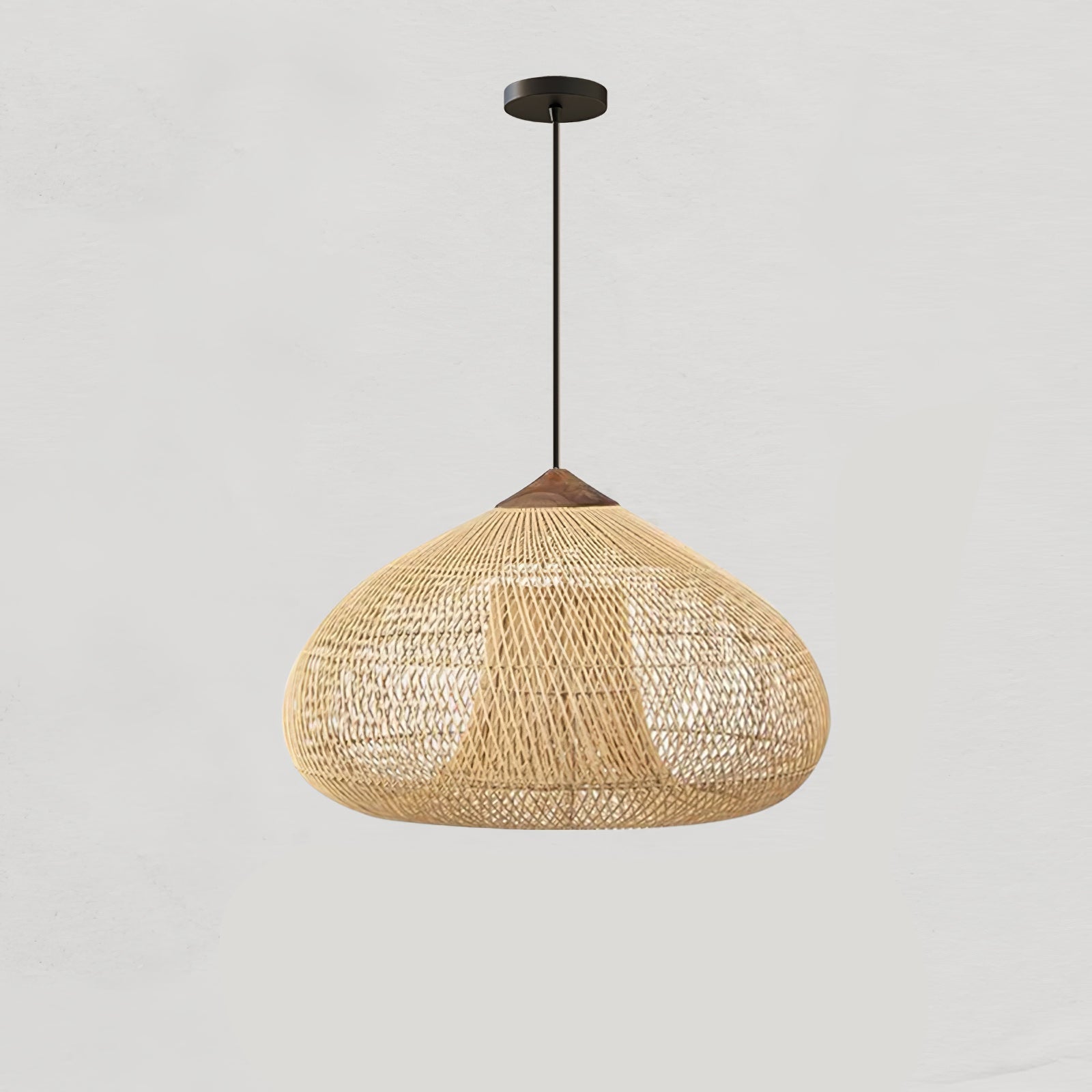 Braided Rattan Pendant Lamp - DEPRIMO