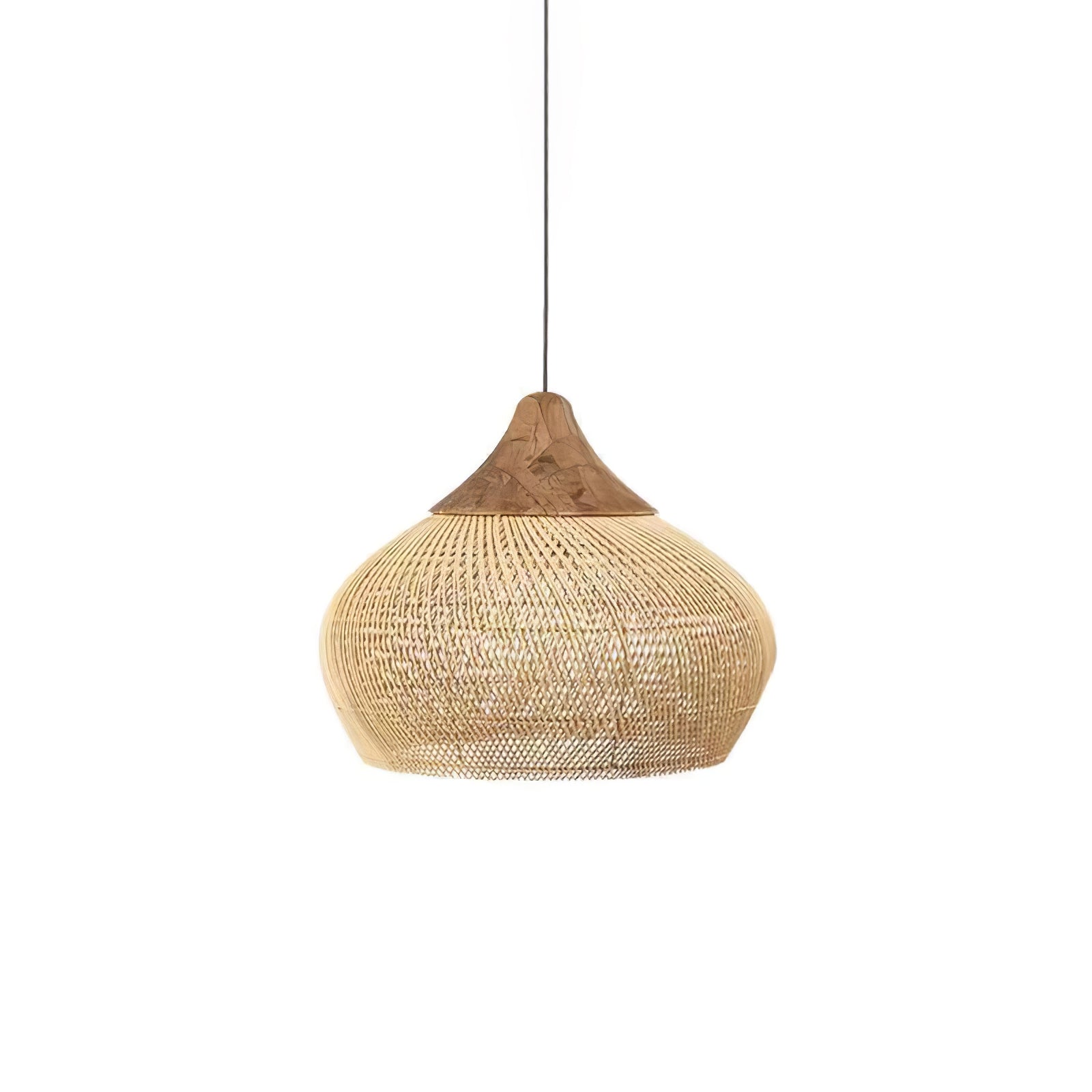 Braided Rattan Pendant Lamp - DEPRIMO