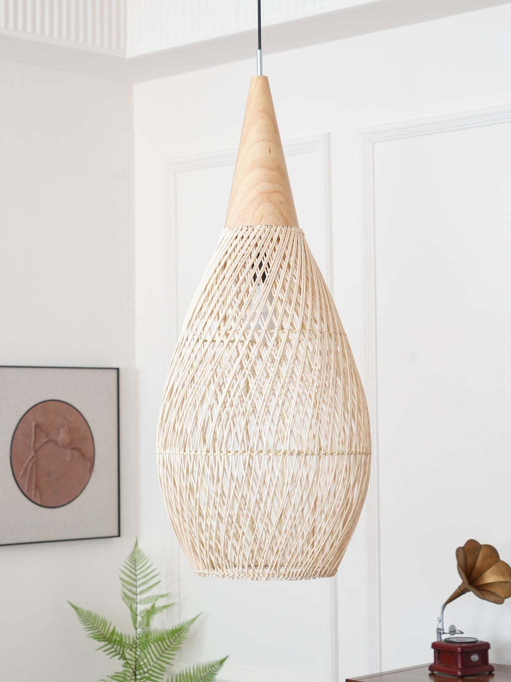 Підвісний світильник "Braided Rattan Swag"