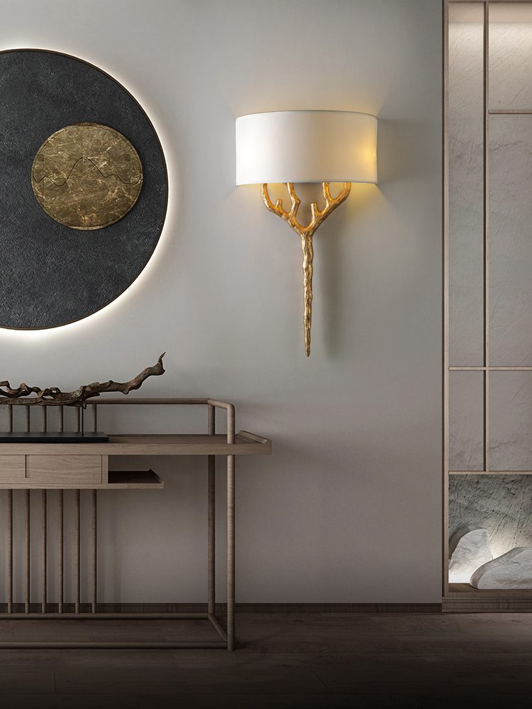 Бра-ветка из латуни